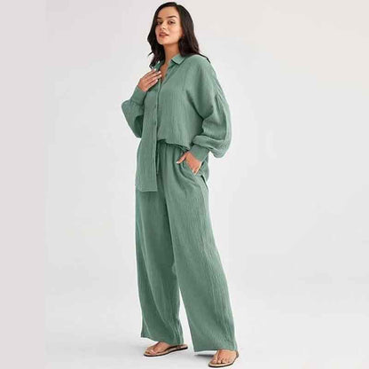 MALLER | CONJUNTO CAMISA DE LINO