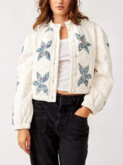 PHILA | CHAQUETA CON ESTAMPADO FLORAL BORDADO