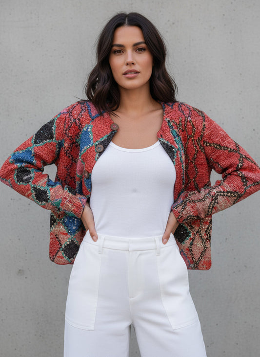 STIVAL RED | CARDIGAN OLIVIA EXCLUSIVE