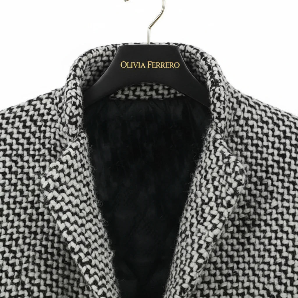 CLAUDIA | ABRIGO ELEGANTE TWEED