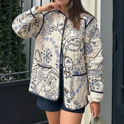 BOHO | CHAQUETA ACOLCHADA ESTAMPADA