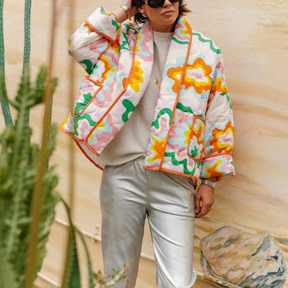 SUNSHINE | CHAQUETA ACOLCHADA MULTICOLOR