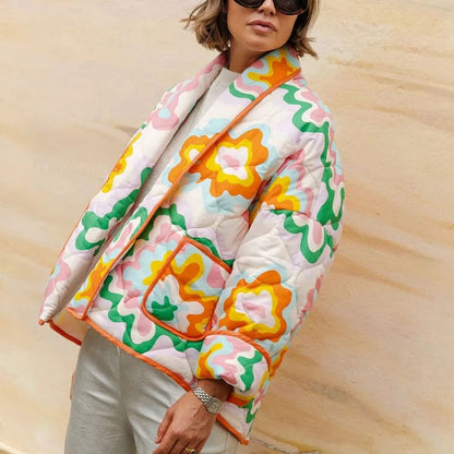 SUNSHINE | CHAQUETA ACOLCHADA MULTICOLOR