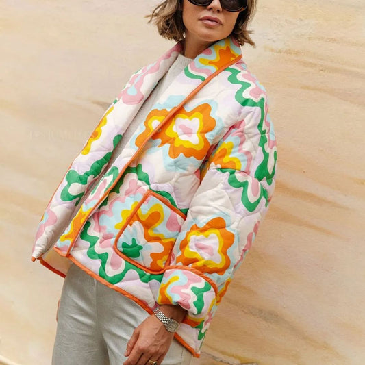 SUNSHINE | CHAQUETA ACOLCHADA MULTICOLOR