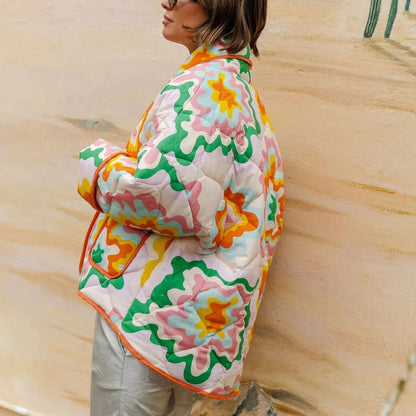SUNSHINE | CHAQUETA ACOLCHADA MULTICOLOR