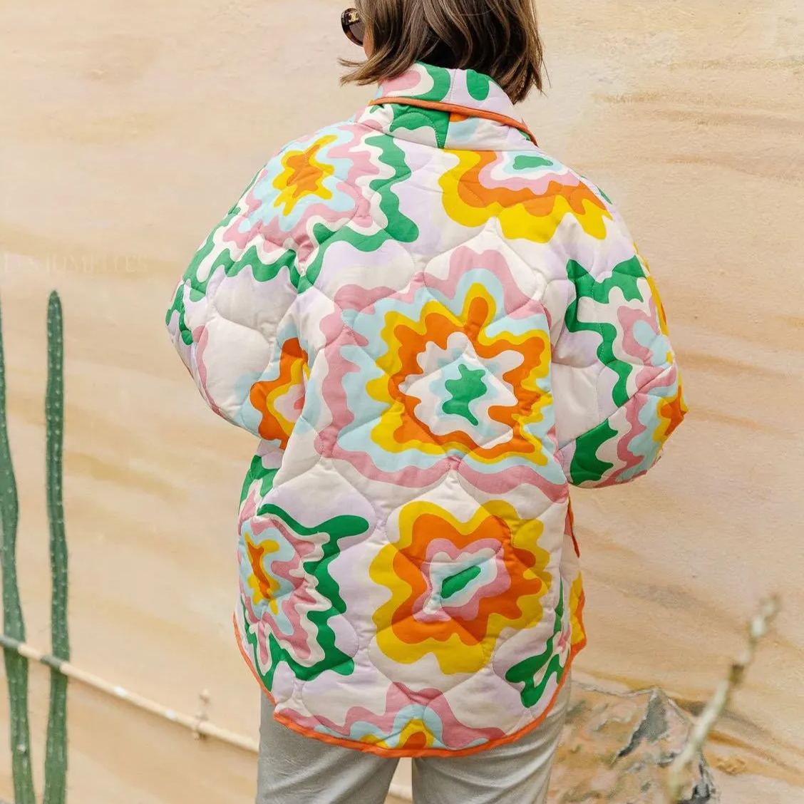 SUNSHINE | CHAQUETA ACOLCHADA MULTICOLOR