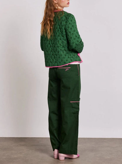 CHAQUETA ACOLCHADA ESMERALD BOW