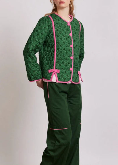 CHAQUETA ACOLCHADA ESMERALD BOW