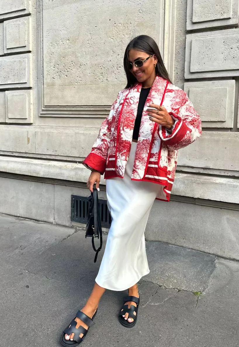 VINTAGE PAINT RED | CHAQUETA ACOLCHADA EDICIÓN LIMITADA