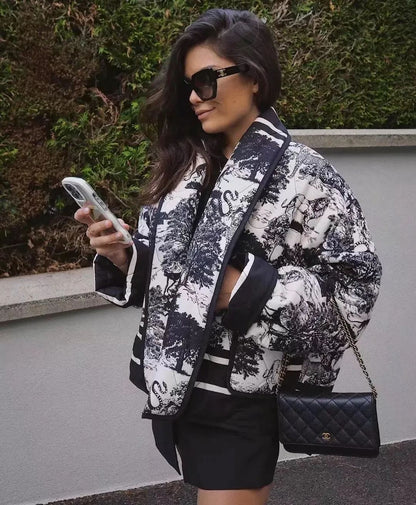 VINTAGE PAINT BLACK | CHAQUETA ACOLCHADA EDICIÓN LIMITADA