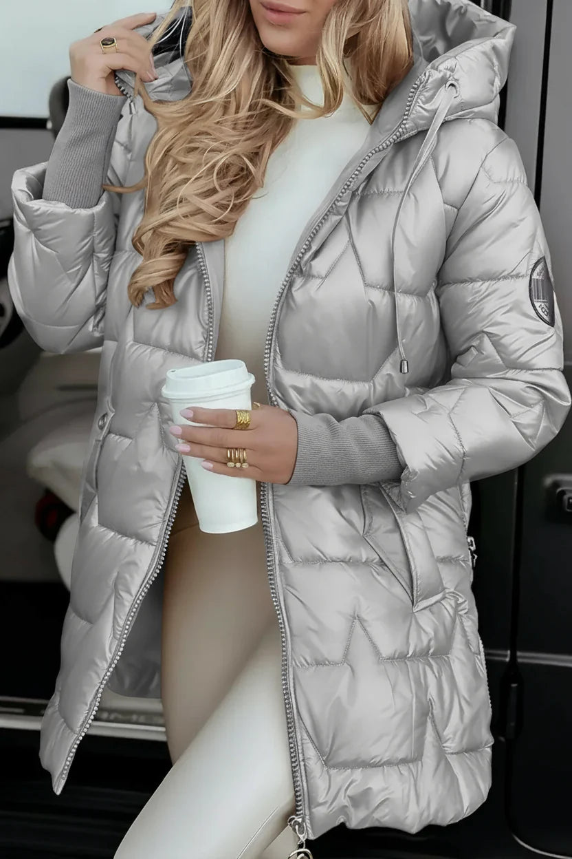 ZEPRINI | ABRIGO IMPERMEABLE SATINADO