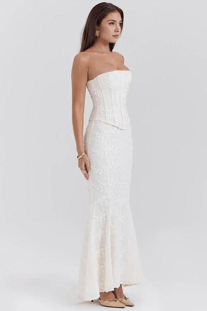 ETERNA | CONJUNTO DE DOS PIEZAS CON CORSÉ ELEGANTE