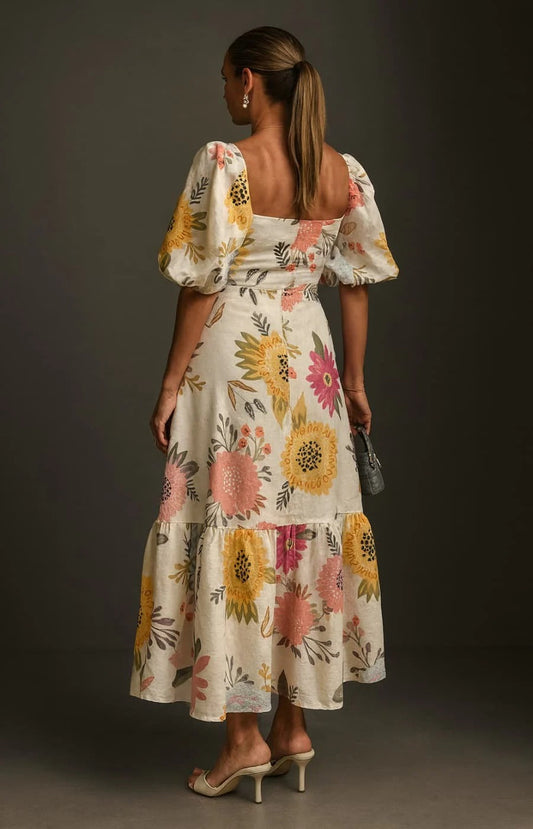 JULIETA | VESTIDO RETRO FLORAL