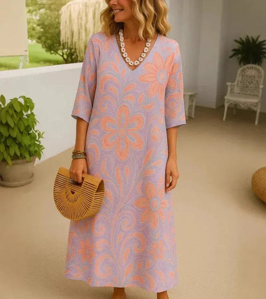 ANNIA | VESTIDO LIGERO DE ESTAMPADO FLORAL