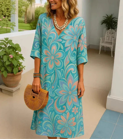 ANNIA | VESTIDO LIGERO DE ESTAMPADO FLORAL