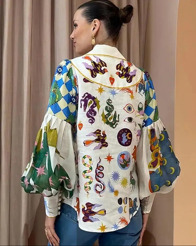 PEYTON | BLUSA ESTAMAPADA EXCLUSIVA