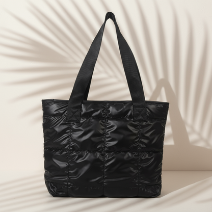 PUFFY URBAN| BOLSO NEGRO ACOLCHADO MAXI