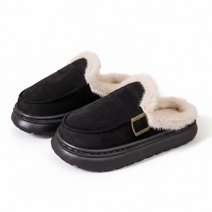 COZY | ZAPATILLAS ZUECO CON BORREGUITO PREMIUM