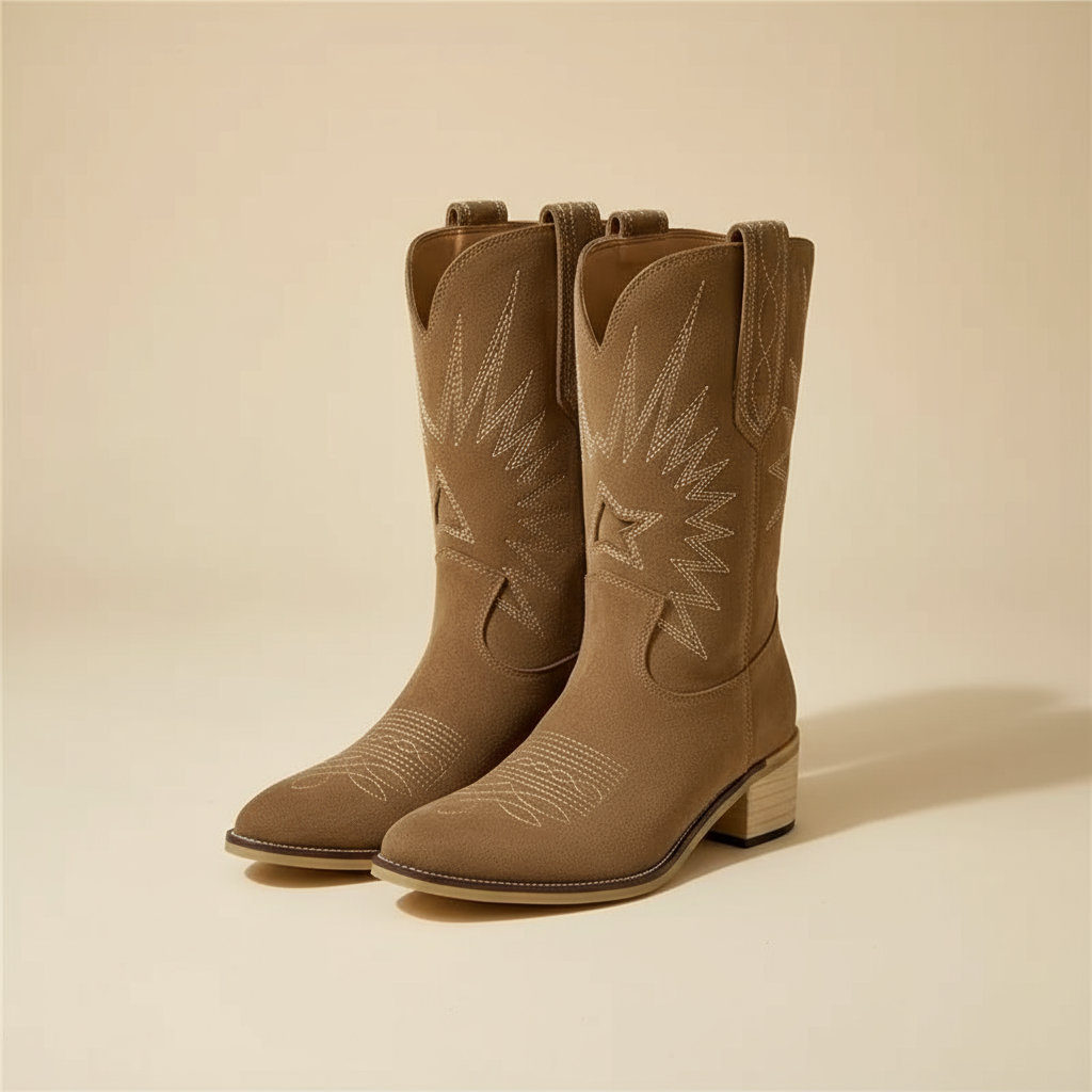 WASTERN CAMEL EDITION | BOTAS DE ANTE ESTILO COWBOY
