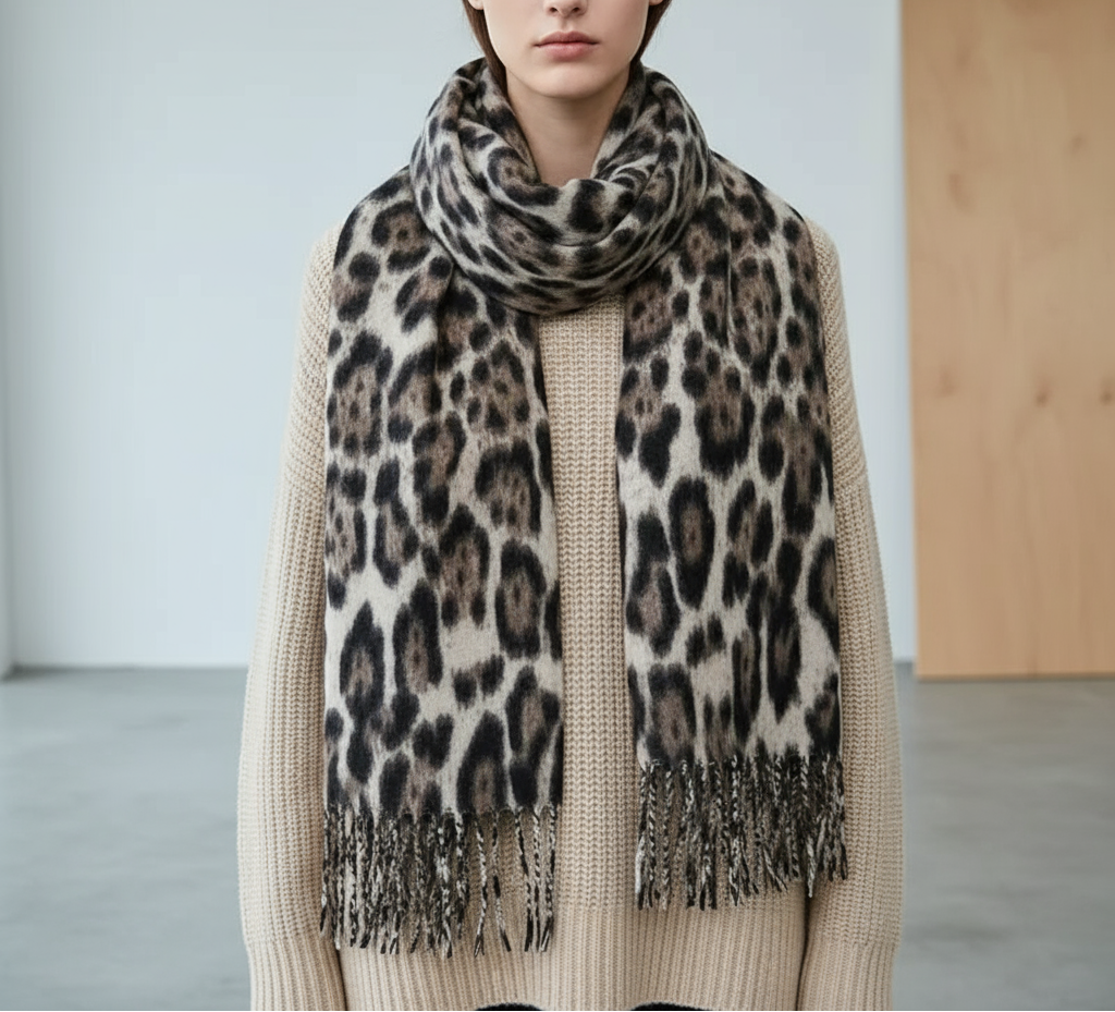 WILD WINTER| BUFANDA ANIMAL PRINT