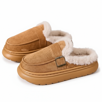 COZY | ZAPATILLAS ZUECO CON BORREGUITO PREMIUM