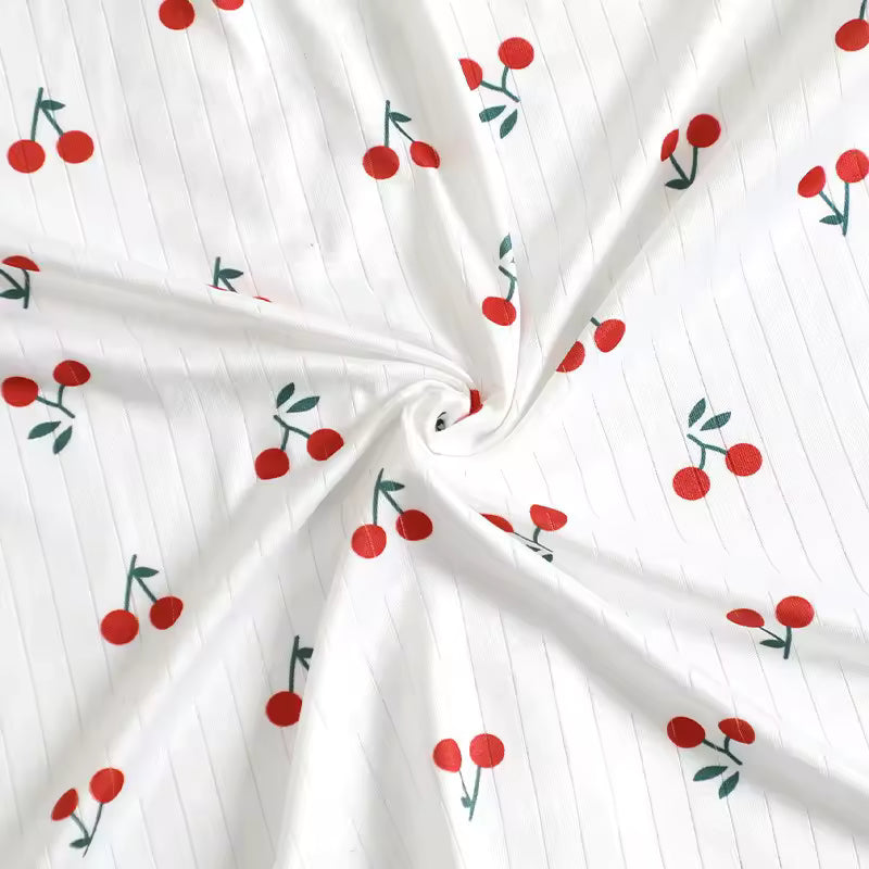 CHERRY DREAMS | PIJAMA SUAVE CON ENCAJE