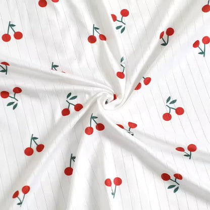 CHERRY DREAMS | PIJAMA SUAVE CON ENCAJE