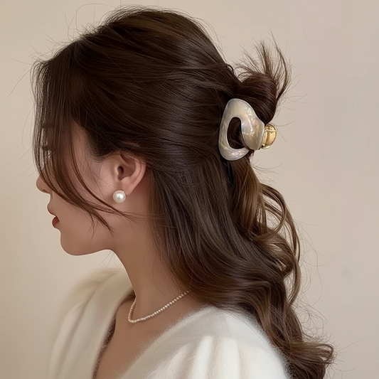 PEARL TOUCH| PINZA DE PELO PERLADA