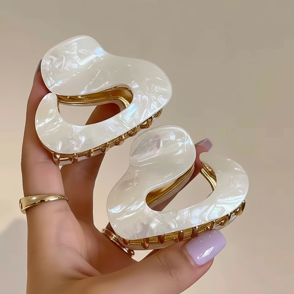 PEARL TOUCH| PINZA DE PELO PERLADA