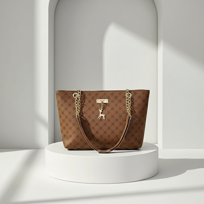 BLACK LUXE CHAIN| BOLSO CUERO VEGANO OLIVIA