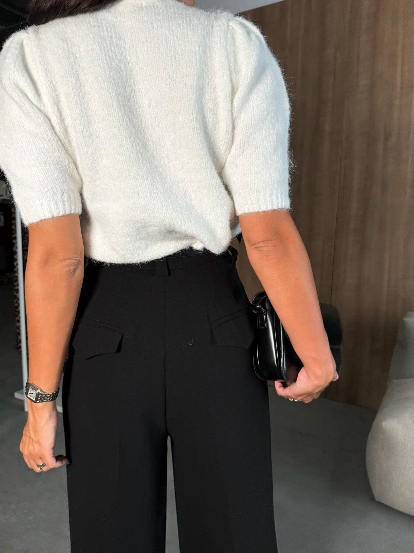 DAMA | JERSEY MANGA CORTA CON LAZOS