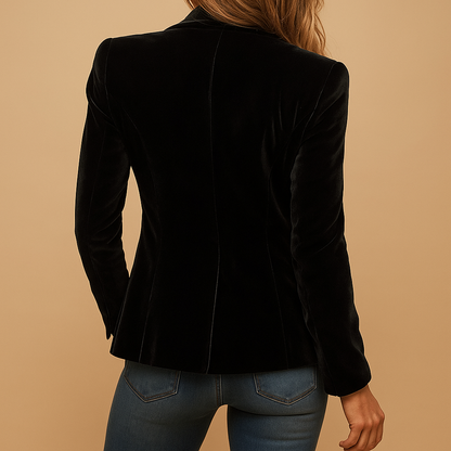 BLAZER RETRO NEGRO OLIVIA COLLECTION